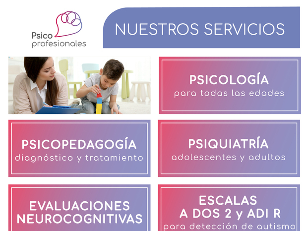 Tratamientos y evaluaciones con profesionales certificados